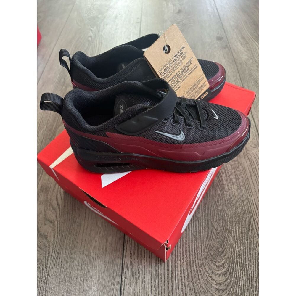 Nike Black & Burgundy Kids' Athletic Sneakers - Picture 3 of 6